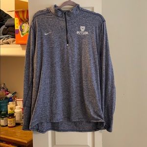 Butler University Nike Dri-fit quarter zip